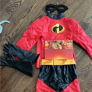 Disney Incredibles “Dash” Superhero Costume - Red, Black, and Gold